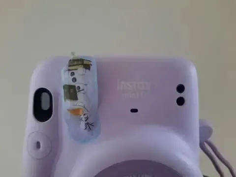 Instax Mini 11 tip - cover flash with tape