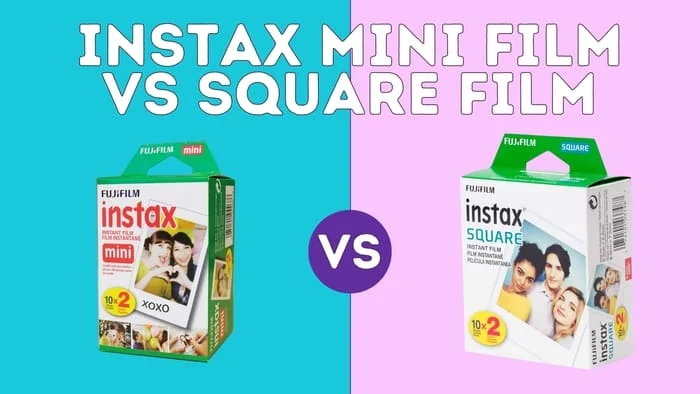 Instax Mini Film Vs. Square Film Size