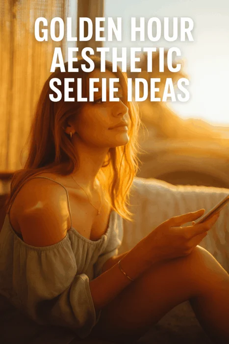 Golden Hour Aesthetic Selfie Ideas