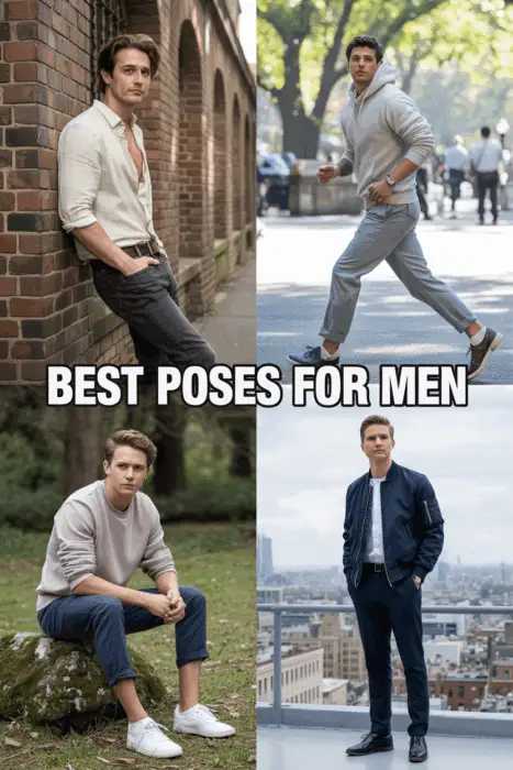 Best Poses for Men: Confident, Casual & Instagram-Ready